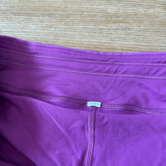 Lululemon Athletic Pace Rival Mid Rise Skirt Long Vivid Plum Women’s Size 16 - Picture 8 of 10